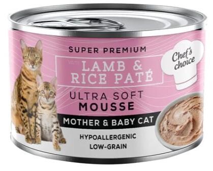 Chef's Choice Mother & Babycat Düşük Tahıllı Yavru Kedi Konservesi 200 GR | SRC: Barcode: 8681465604464